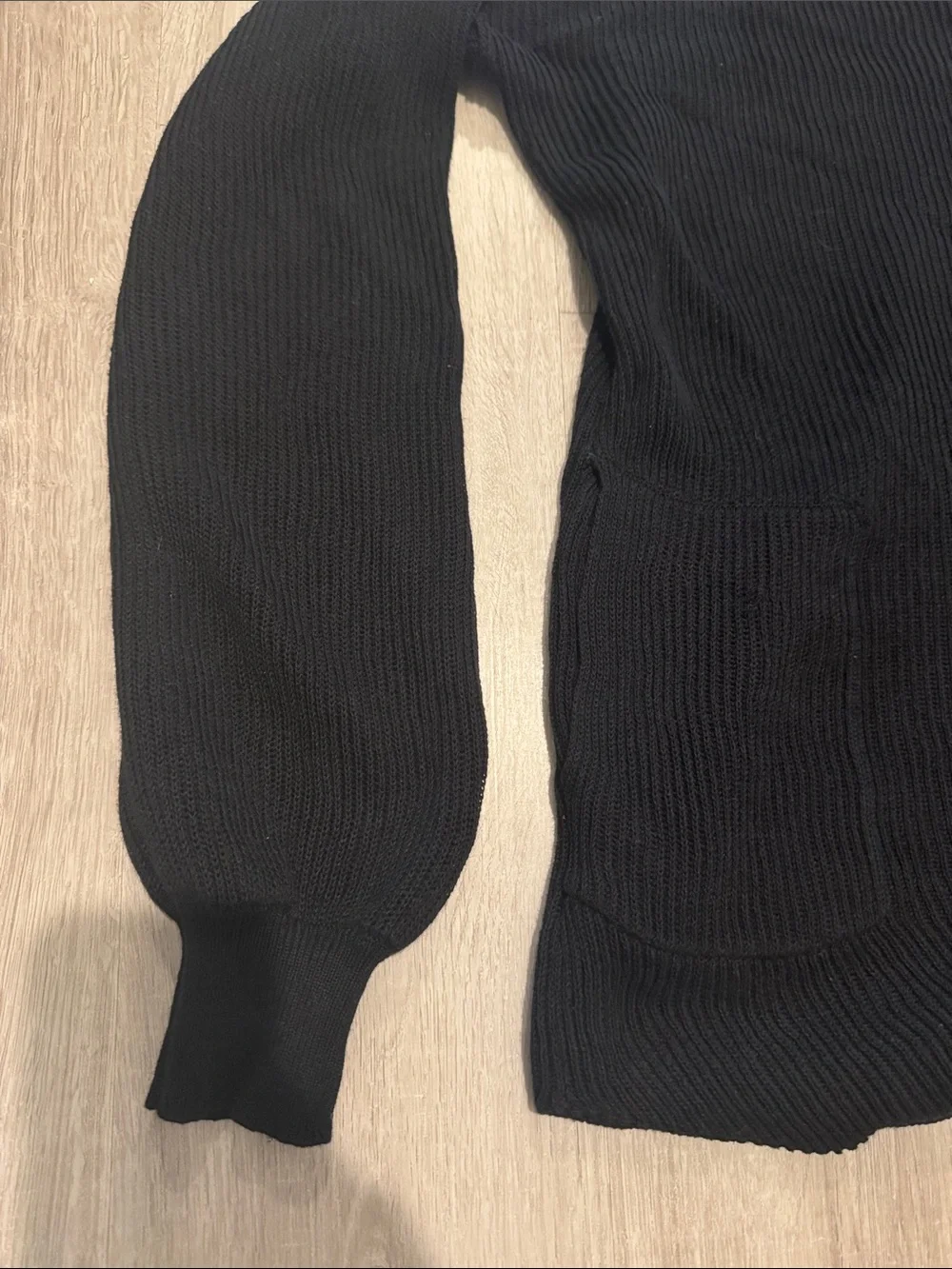 Free People Black Ribbed Polo Romper
